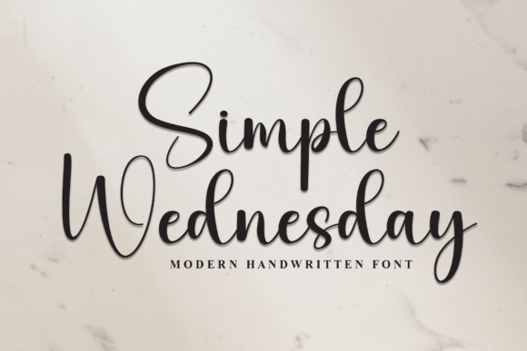 Capture Effortless Style with the Simple Wednesday Font