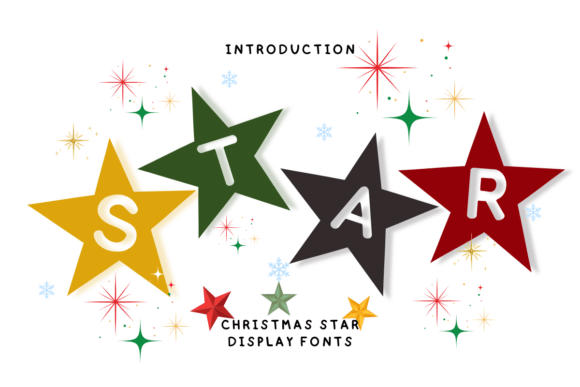 Christmas Star: A Festive Typography Solution