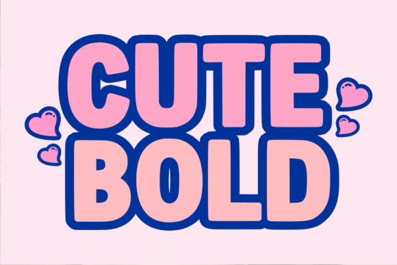 Cute Bold: A Playful Typeface for Impactful Design