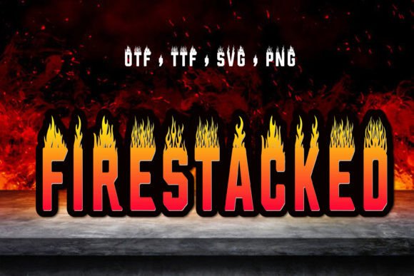 Fire Stacked: A Vibrant Typeface for Modern Design