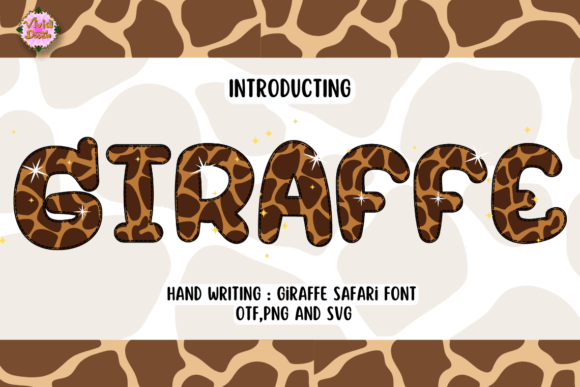 Giraffe Safari: A Typeface for Wild Visual Storytelling