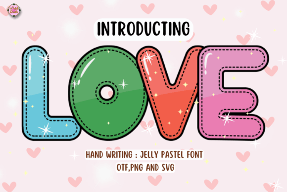 Jelly Pastel: A Sweet Typeface for Creative Design