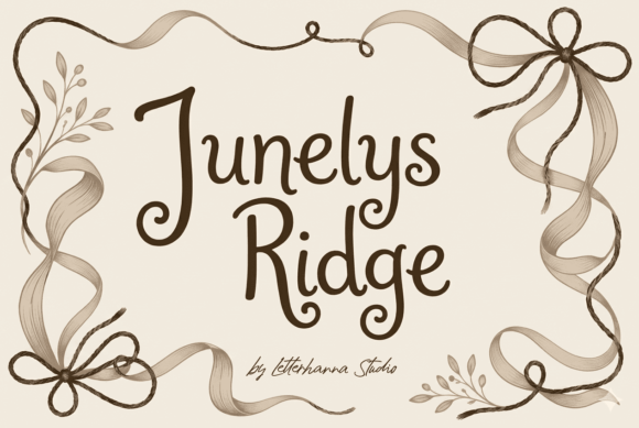 Junelys Ridge: The Script Font That Defines Modern Elegance