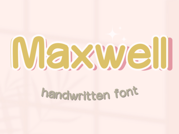 Maxwell: A Sweet Handwritten Font for Modern Design