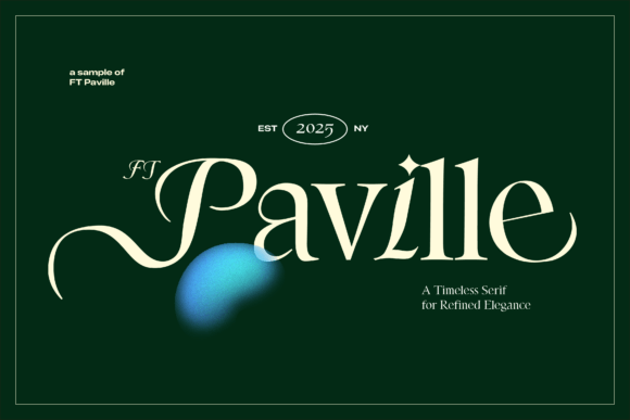 Paville: A Modern Serif for Refined Design