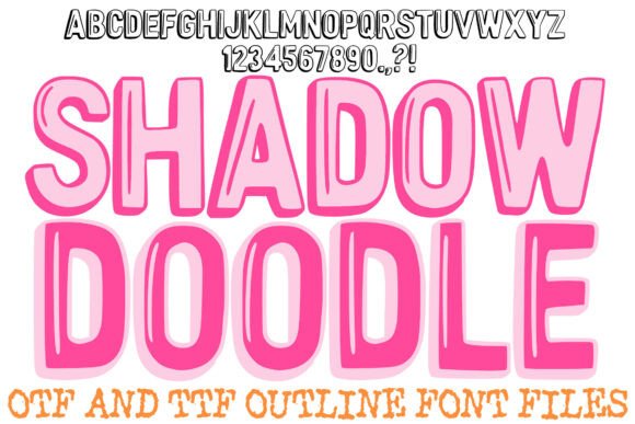 Shadow Doodle: A Playful Font for Creative Projects