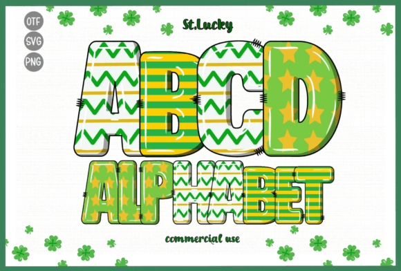 St. Lucky Alphabet: Infusing Irish Charm into Your Design Projects
